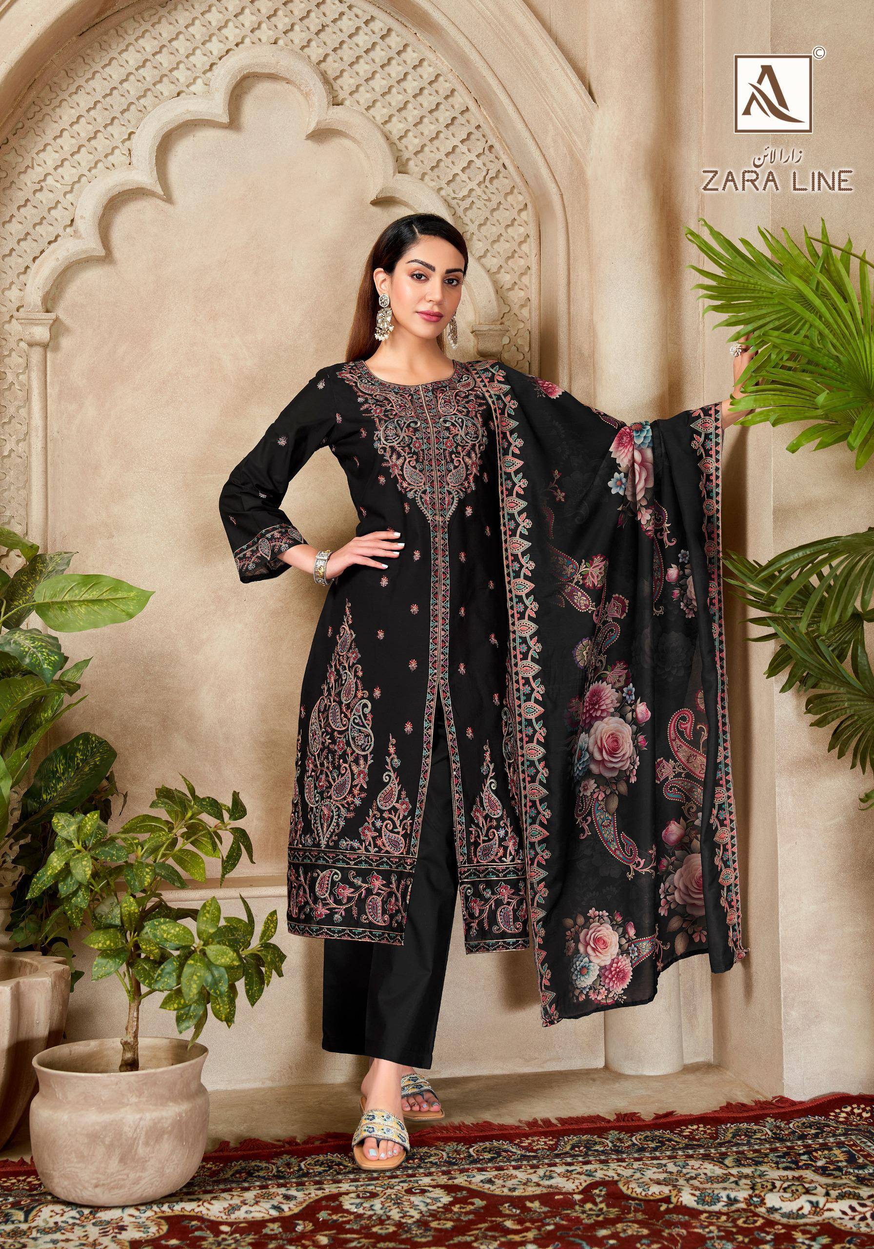 ZARA LINE By Alok Suit 3017-1119-01 To 3017-1119-06 Series Beautiful Colorful Stylish Fancy Casual Wear Pure Cambric Cotton Dresses At Wholesale Price